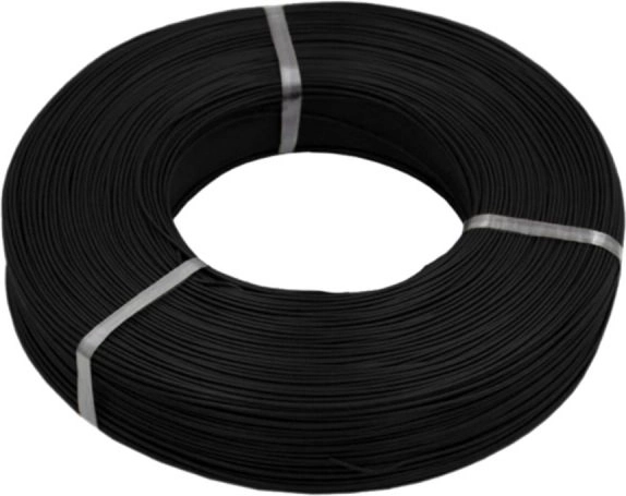 Fil d’alimentation en silicone MSP 28AWG 0,08 mm² 1 m noir - 1 pièce