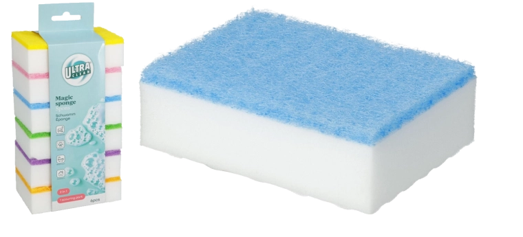 Ensemble d’éponges nettoyantes magiques en mousse de mélamine (6 pièces)