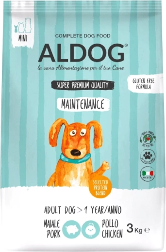 Aldog Maintenance Mini croquettes pour chiens adultes actifs de petites races 3 kg