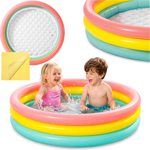 Piscine gonflable pour enfants INTEX avec fond souple