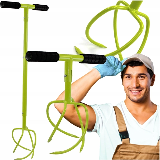 Cultivateur et aérateur de sol manuel