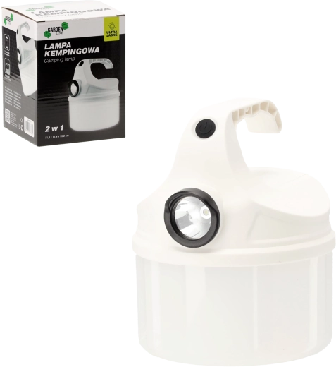 Lampe LED de camping 2 en 1 11,4 × 11,4 × 15,2 cm