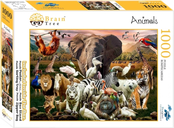 Puzzle Animaux 1000 pièces