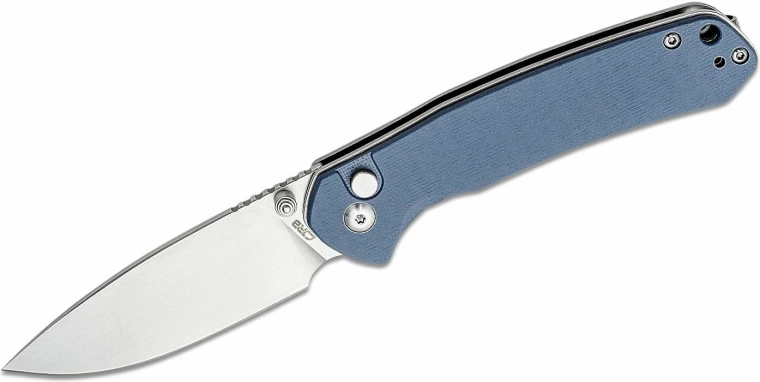 Couteau de poche pliant CJRB Pyrite G10 7,9 cm gris