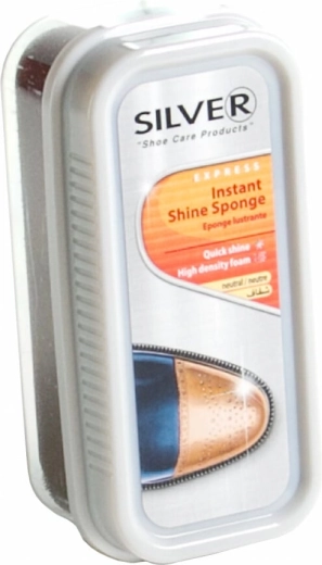 Silver Classic éponge lustrante pour chaussures, neutre