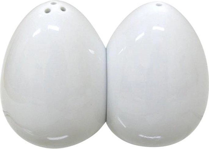 Salière et poivrière en céramique, blanc TORO