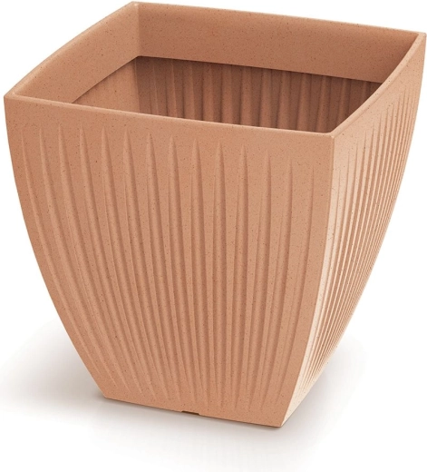 Pot Latia Square 40 × 40 × 40 cm terre cuite