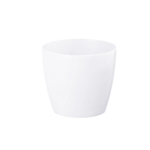 Cache-pot Magnolia blanc brillant 13,5 cm
