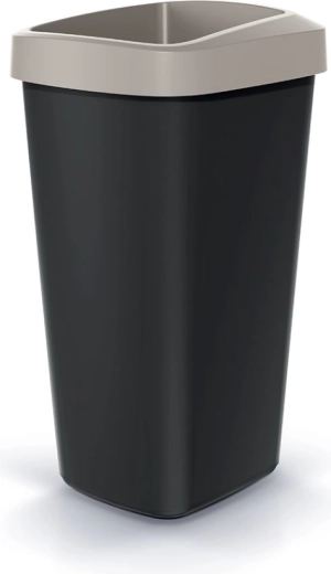 Poubelle Compacta Q Drop 25 l, marron clair