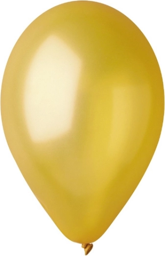 Ballons métalliques dorés 10"