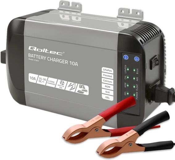 Chargeur intelligent Monolith pour batteries LiFePO4, AGM, GEL et SLA 24 V 10 A