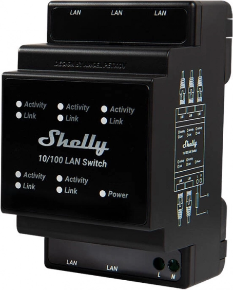 Commutateur LAN Ethernet Shelly