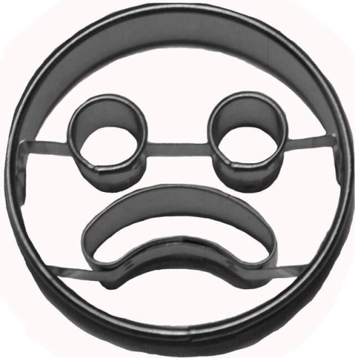 Culinaria emporte-pièce pour biscuits smiley triste 5 cm