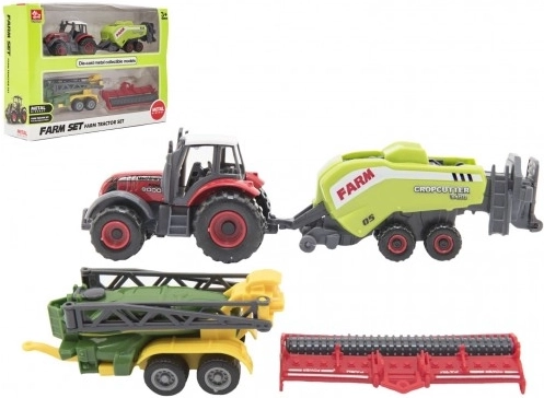 Set de tracteurs de ferme et accessoires