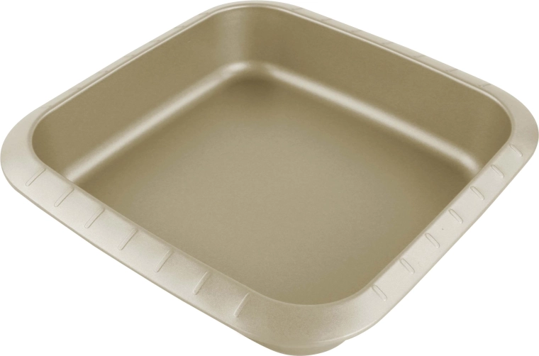 Kitchisimo moule à gâteau 25 × 24 × 5 cm, doré (acier au carbone)