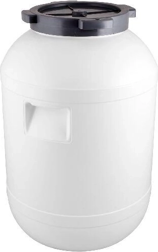 Tonneau en plastique pour chou 60–65 l avec couvercle à vis