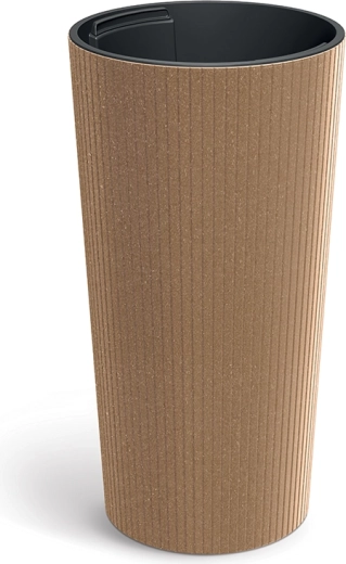 Cache-pot Lamia Slim Eco Wood 25 cm Naturo