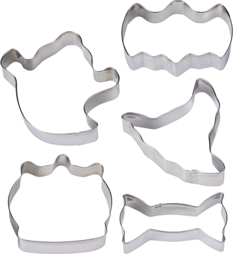 Emporte-pièces Halloween en acier inoxydable pour biscuits – lot de 5 pcs