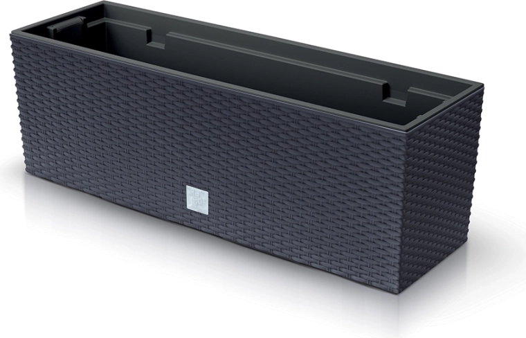 Jardinière Rato Case avec insert 58 cm – anthracite