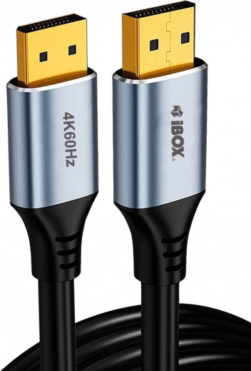 Câble DisplayPort 4K 60 Hz avec connecteurs plaqués or – 2 m