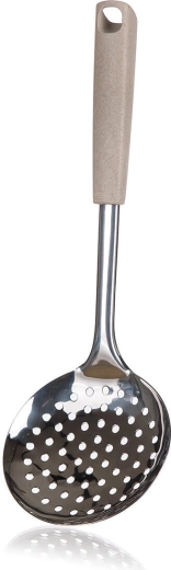 Écumoire Natural en acier inoxydable et PP 33,5 × 11,4 cm