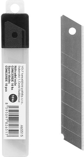 Lames de rechange sécables 18 mm CONCORDE, 10 pcs