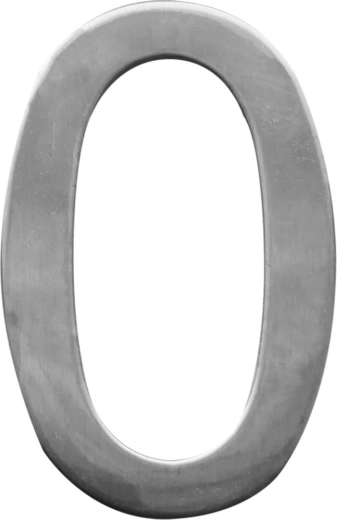 Chiffre de maison STAR 0, 75 mm, inox