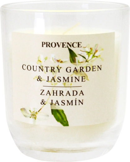 Bougie en verre Jardin et jasmin 158 g
