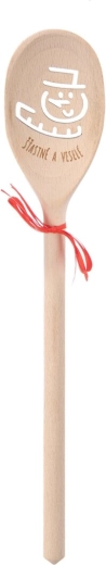 Cuillère en bois ovale SNĚHULÁK 30 cm