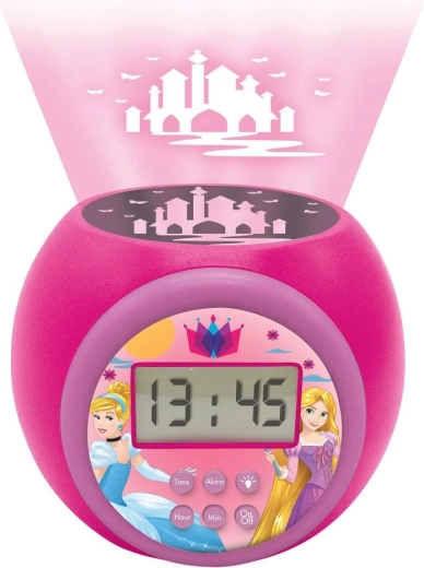 Réveil pour enfants Disney Princess avec projecteur