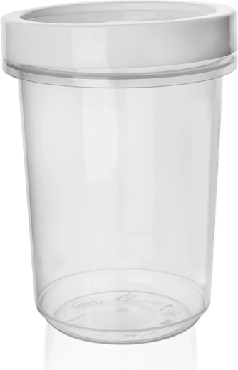Boîte alimentaire avec couvercle à vis et joint 500 ml