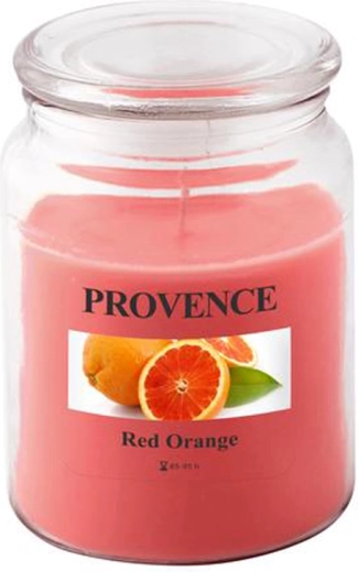 Bougie parfumée en verre PROVENCE orange sanguine 95 h