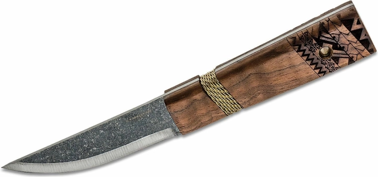 Couteau de chasse Condor Indigenous Puukko 9,9 cm avec étui en cuir