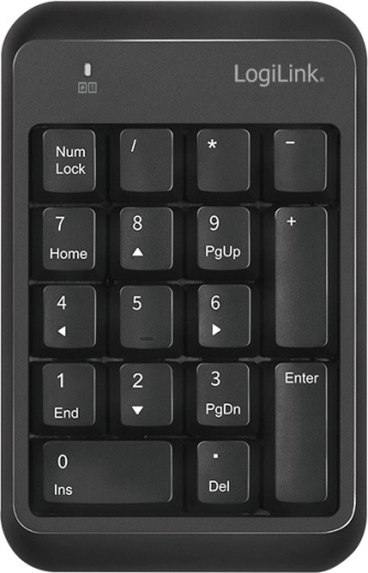 Clavier numérique Bluetooth LogiLink v5.1 noir