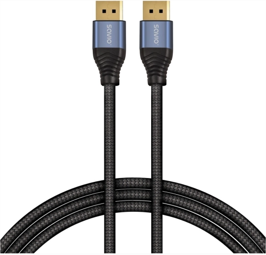 Câble DisplayPort 2.1 Savio 8K 1 m