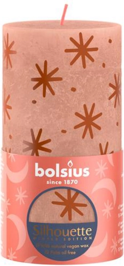 Bougie rustique 130 × 68 mm – caramel crème