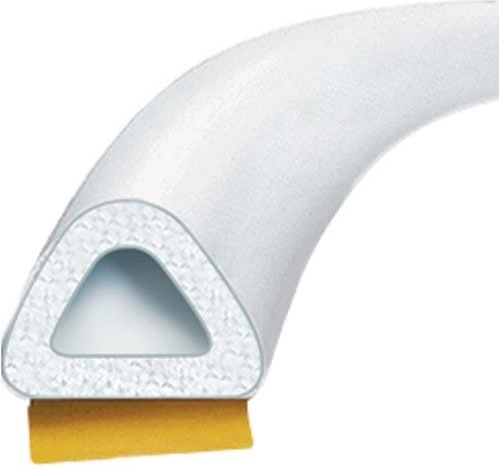 Joint pour fenêtres et portes en D 9 × 8 mm, blanc, 100 m