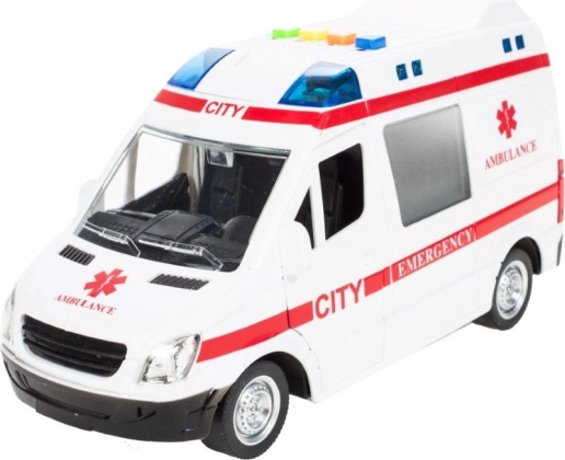 Ambulance avec lumières et sons 1:16