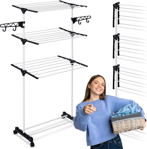 Sèche-linge sur pied Delia vertical 15 m