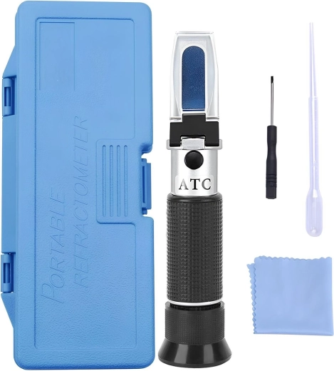 RENEW FORCE Réfractomètre pour alcool 0–80 % avec ATC - 1 pièce