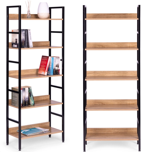 Bibliothèque moderne à 5 étagères