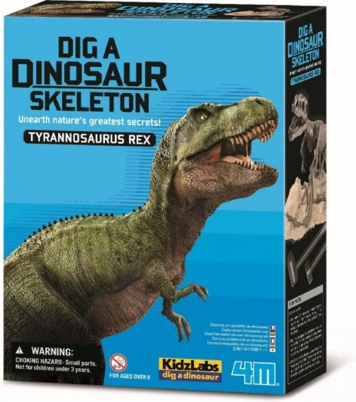 Fouilles de squelette de dinosaure T‑Rex – kit éducatif