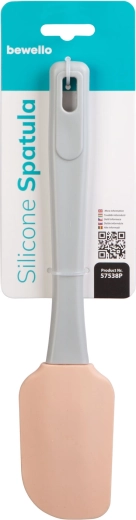 Spatule en silicone de couleur pêche pour la pâtisserie