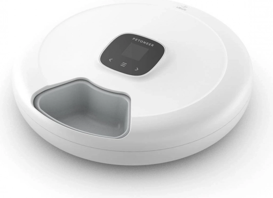 Distributeur de nourriture intelligent petoneer nutrispin avec 6 compartiments