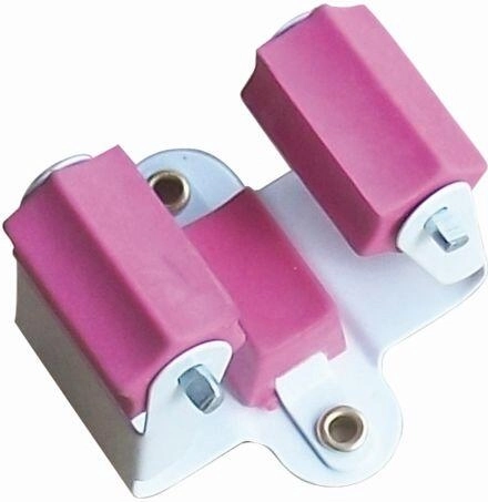 Support flexible pour outils de jardin 20–40 mm, métal et TPR, lot de 2