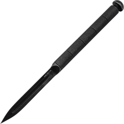 History Knife & Tool sleeve dagger – dague de manche tout acier avec étui en cuir (8,9 cm)