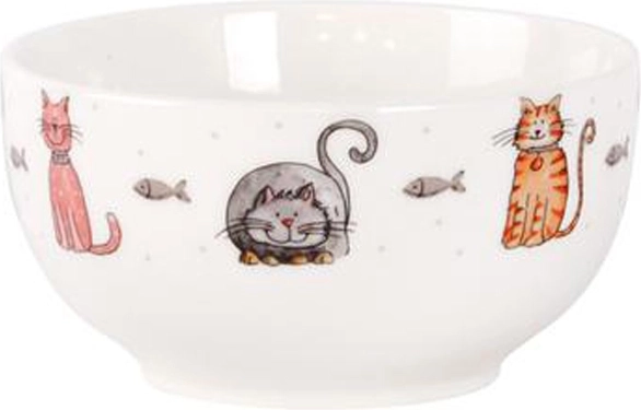 Bol en céramique 500 ml avec motif chat et chien TORO