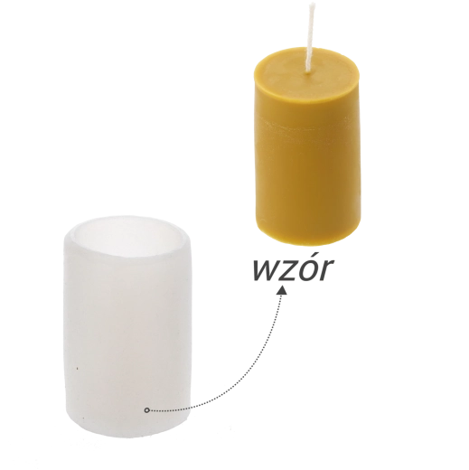 Moule en silicone pour bougies – cylindre lisse