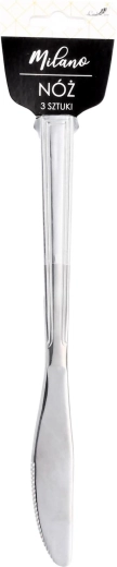 Set de 3 couteaux Milano en acier inoxydable