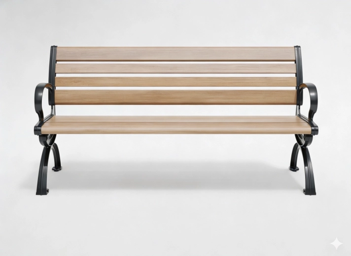 Banc de jardin en aluminium COWPER 150 × 60 × 78 cm